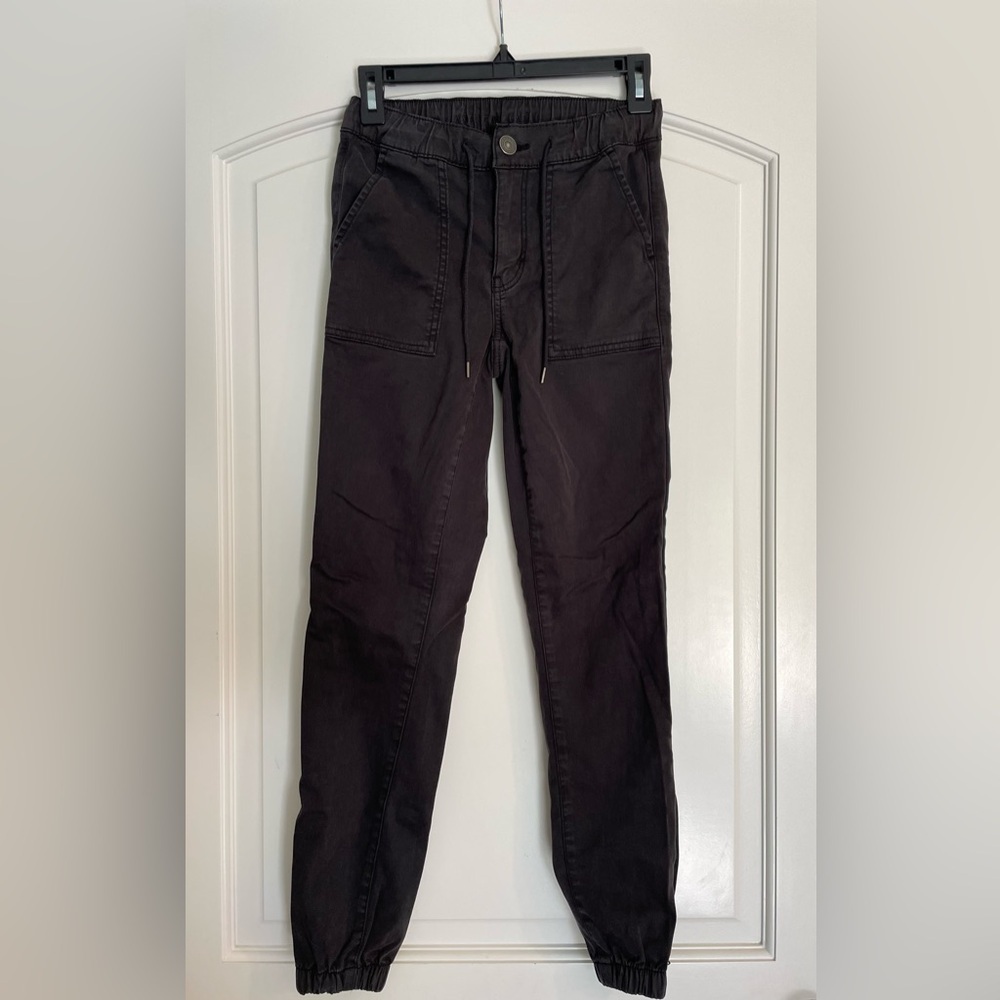 American Eagle Outfitters Black Drawstring Joggers